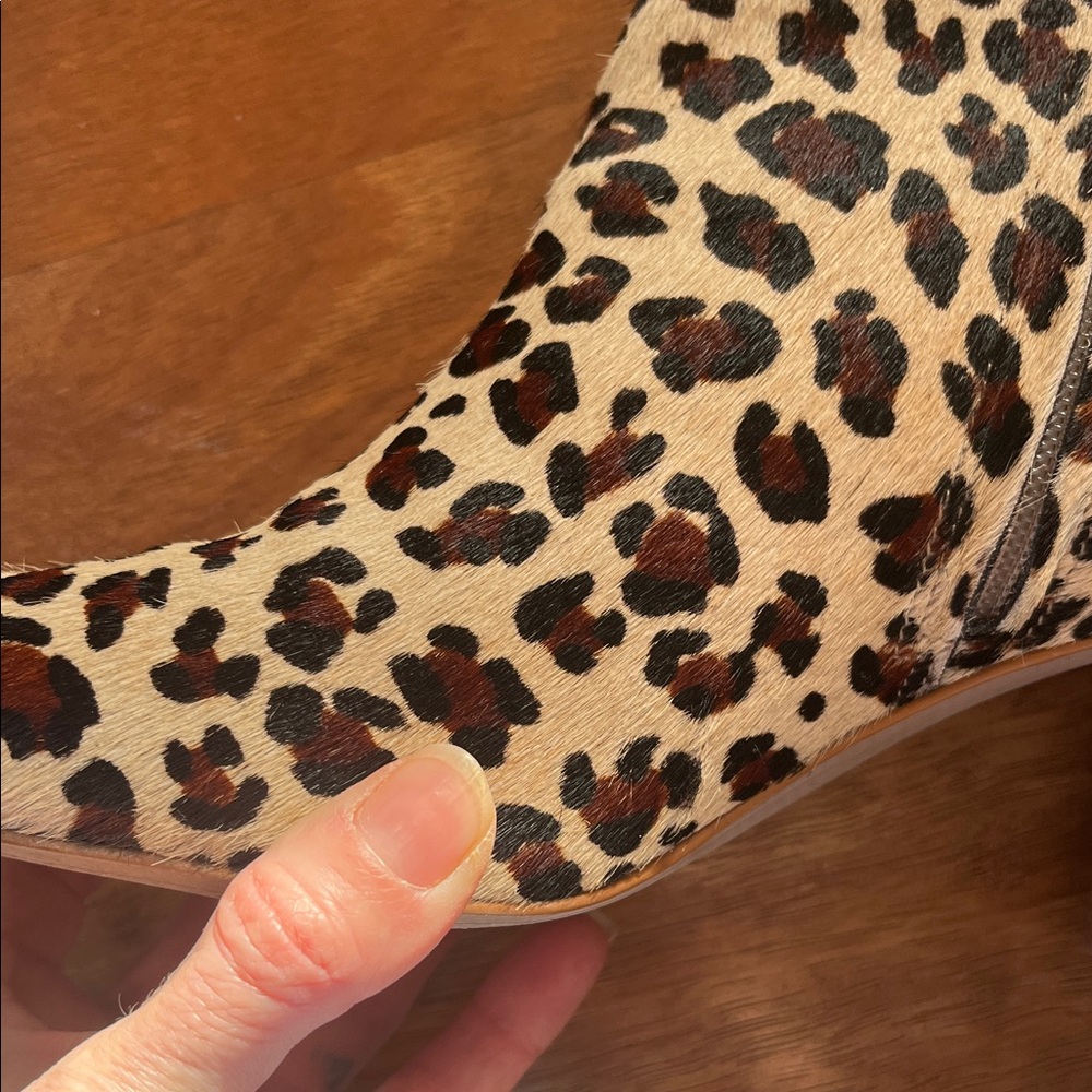 Worn once Able Leopard Print leather Ankle Boots - Picture 15 of 15